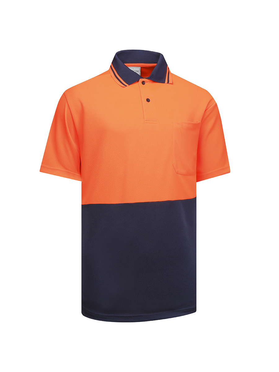 Bocini Hi Vis Basic Two Tone Safety Polo
