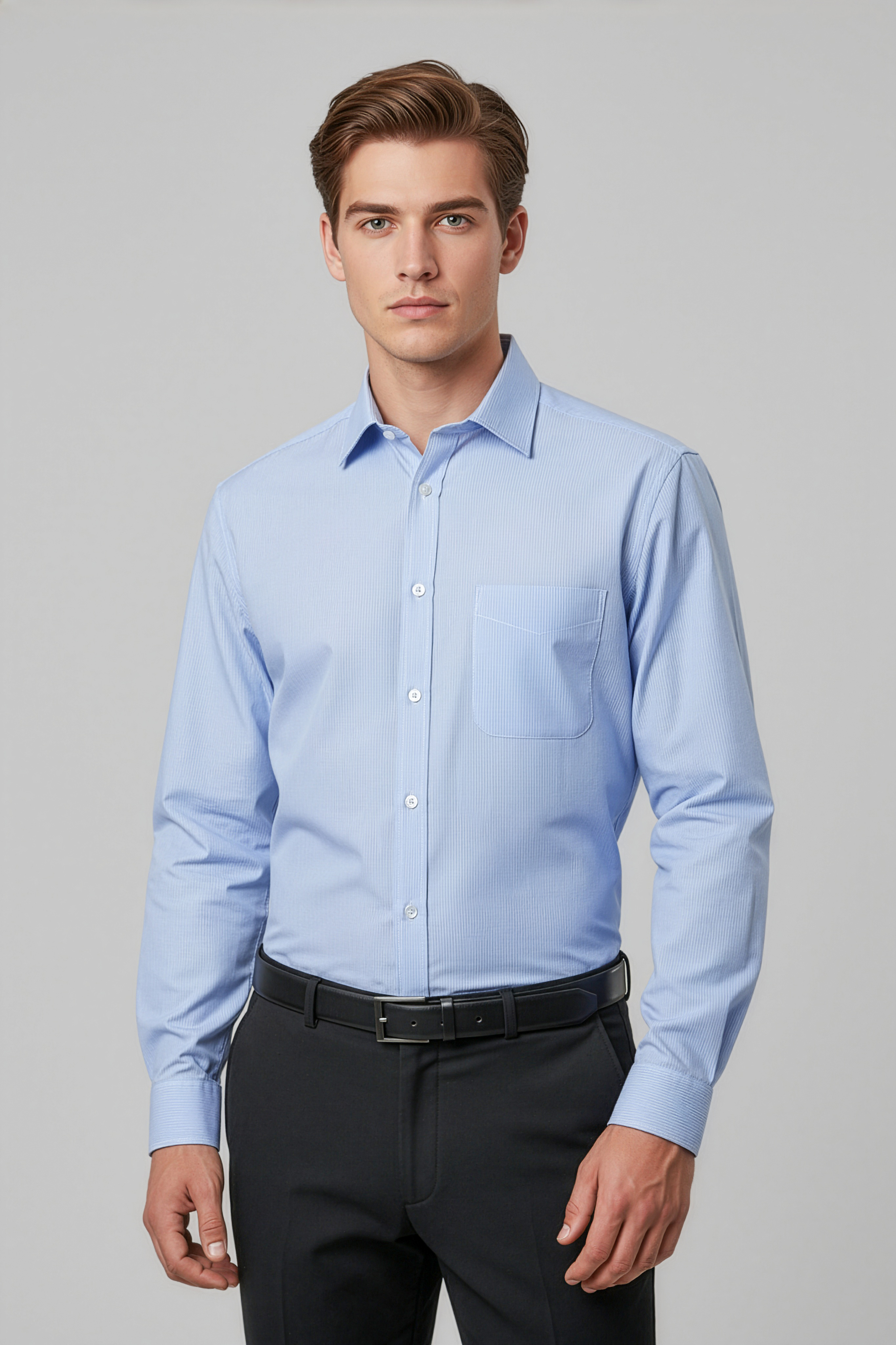 Biz Collection Mens Euro Long Sleeve Shirts