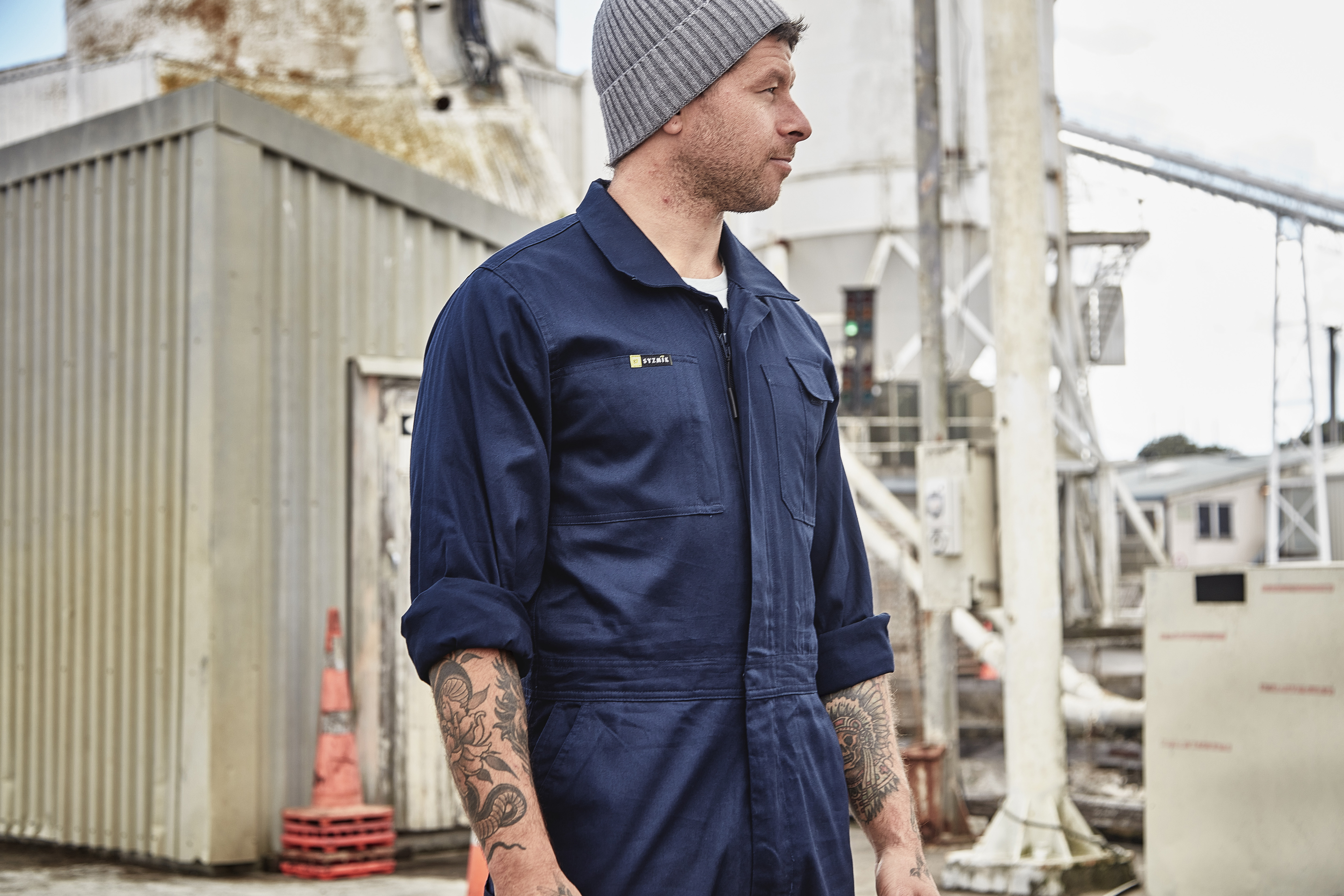Syzmik Mens Lightweight Cotton Drill Overall