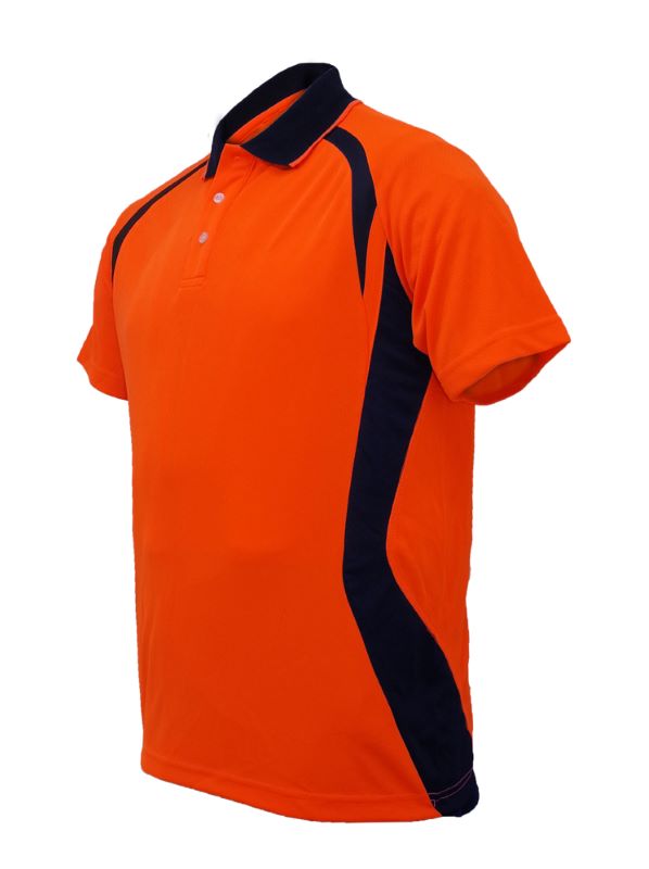 Unisex Adults Hi-Vis Panel Polo