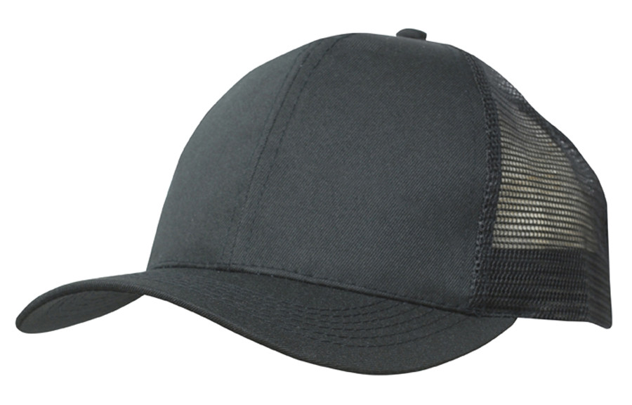 Organic Cotton Cap with Mesh Back