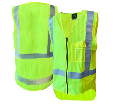 FR D/N Zipped Yellow Vest