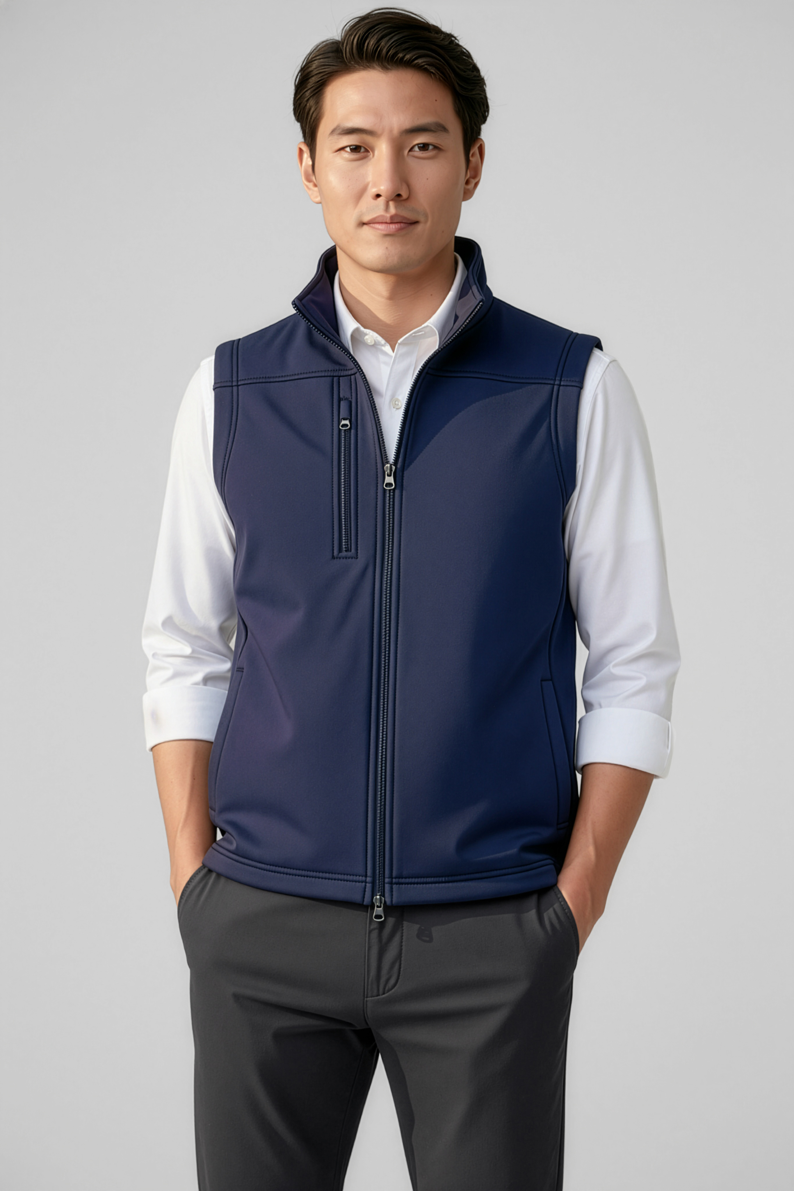 Biz Collection Mens Soft Shell Vest