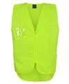 JB's Hi Vis Zip Drop Tail Safety Vest