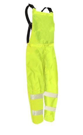 Essentials D/N PU Coated Yellow Bib Trousers