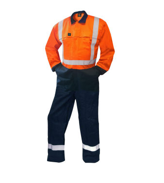 Flame Retardiant Long Sleeve Overalls Day/Night