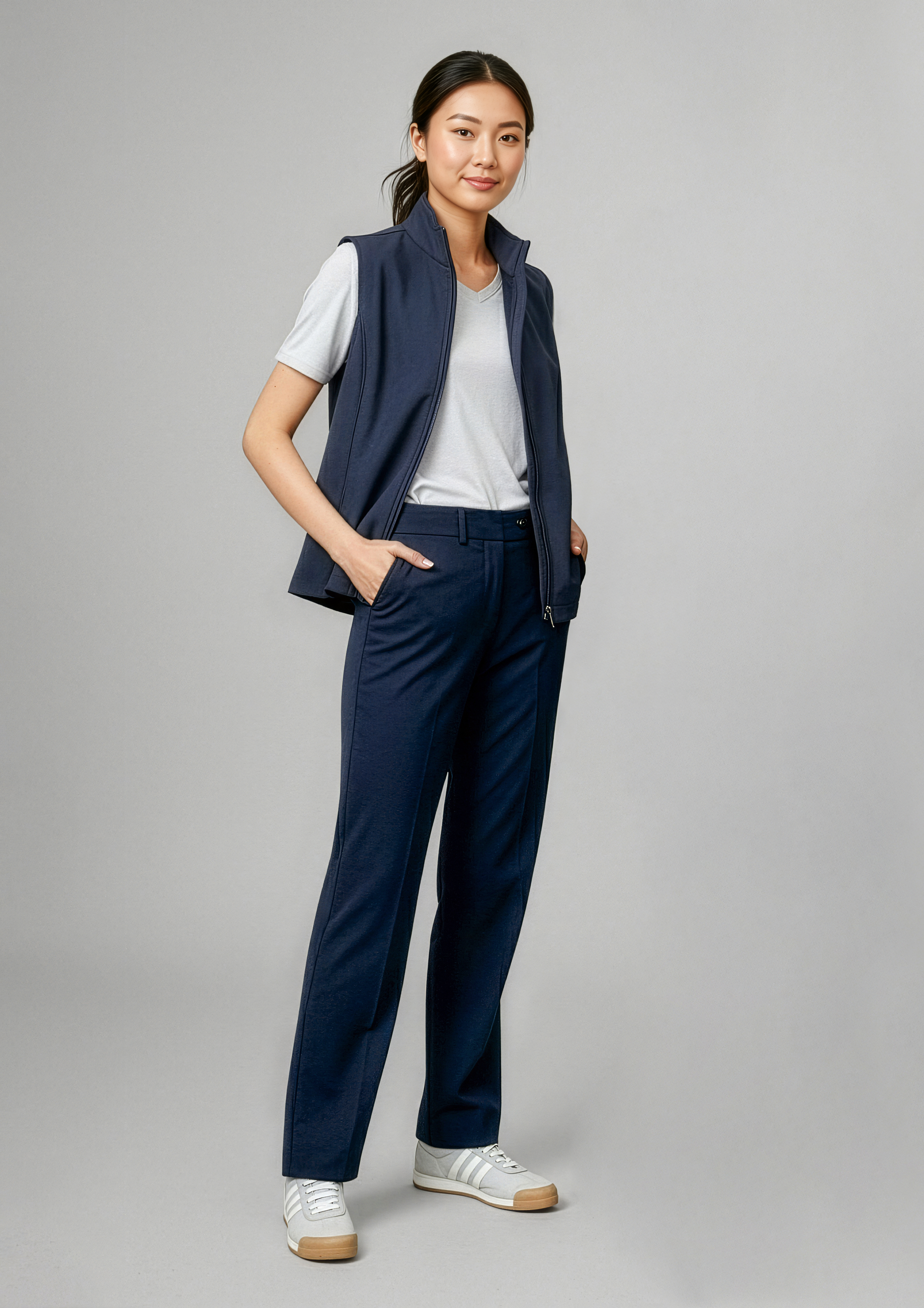 Biz Collection Ladies Detroit Flexi-Band Pant