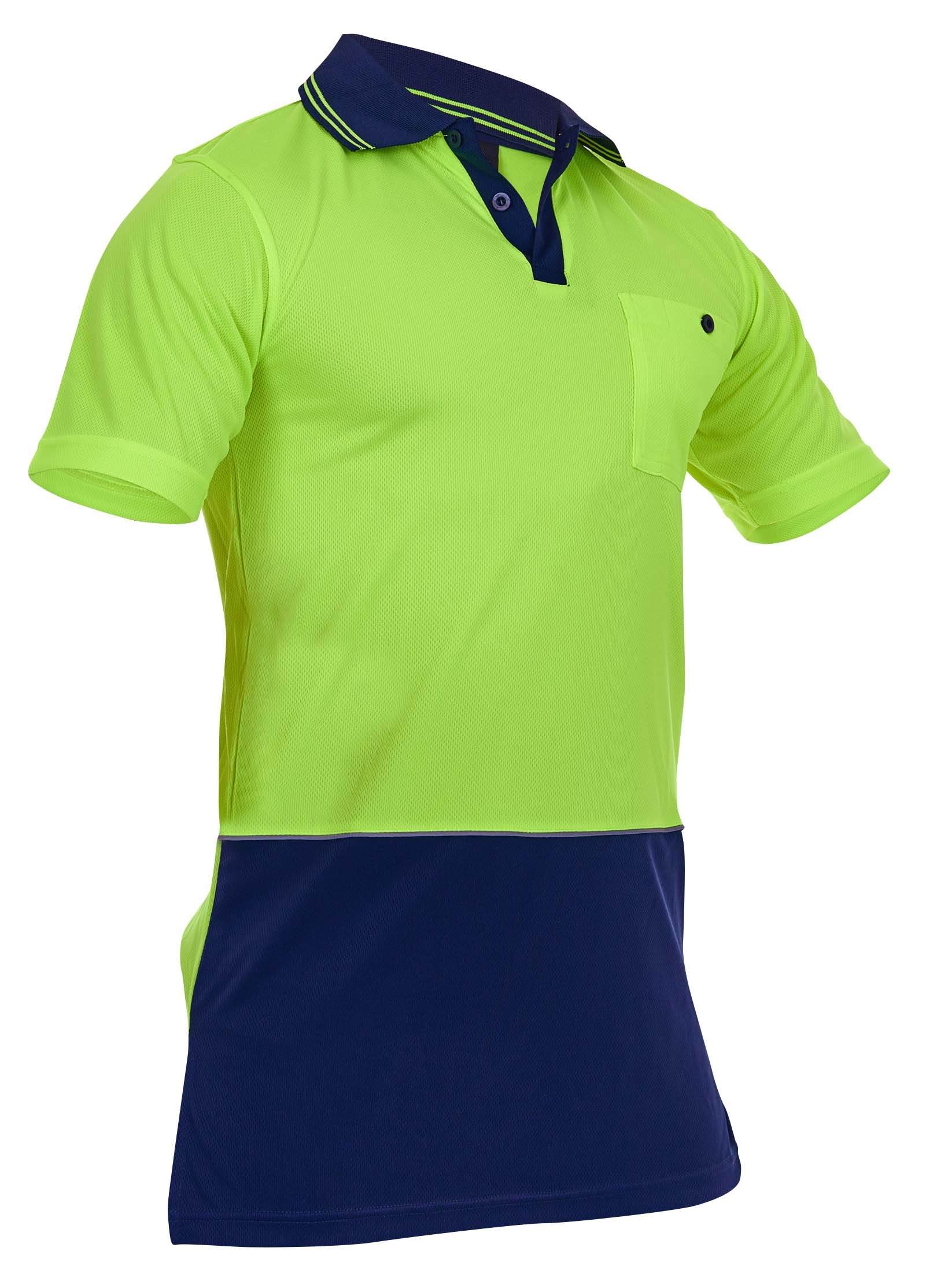D/O S/S Microfibre Polo S - 7XL