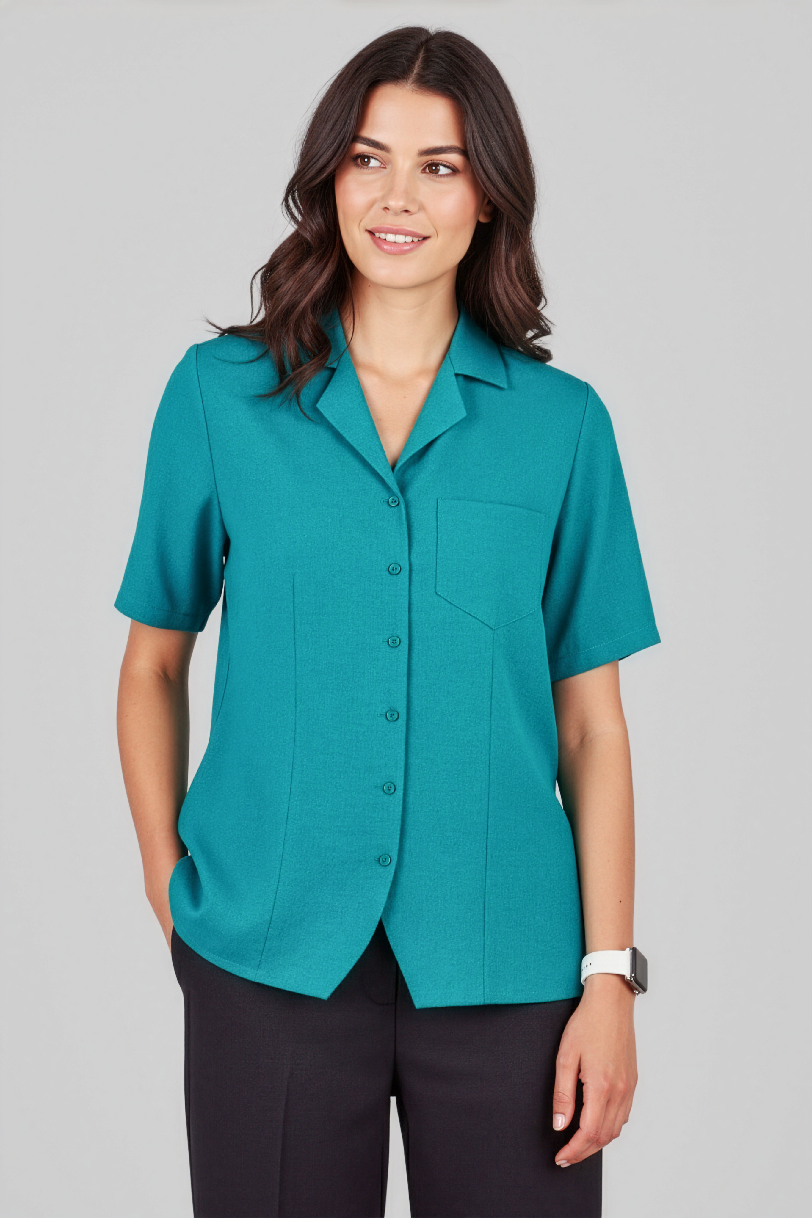 Biz Collection Ladies Plain Oasis Overblouse