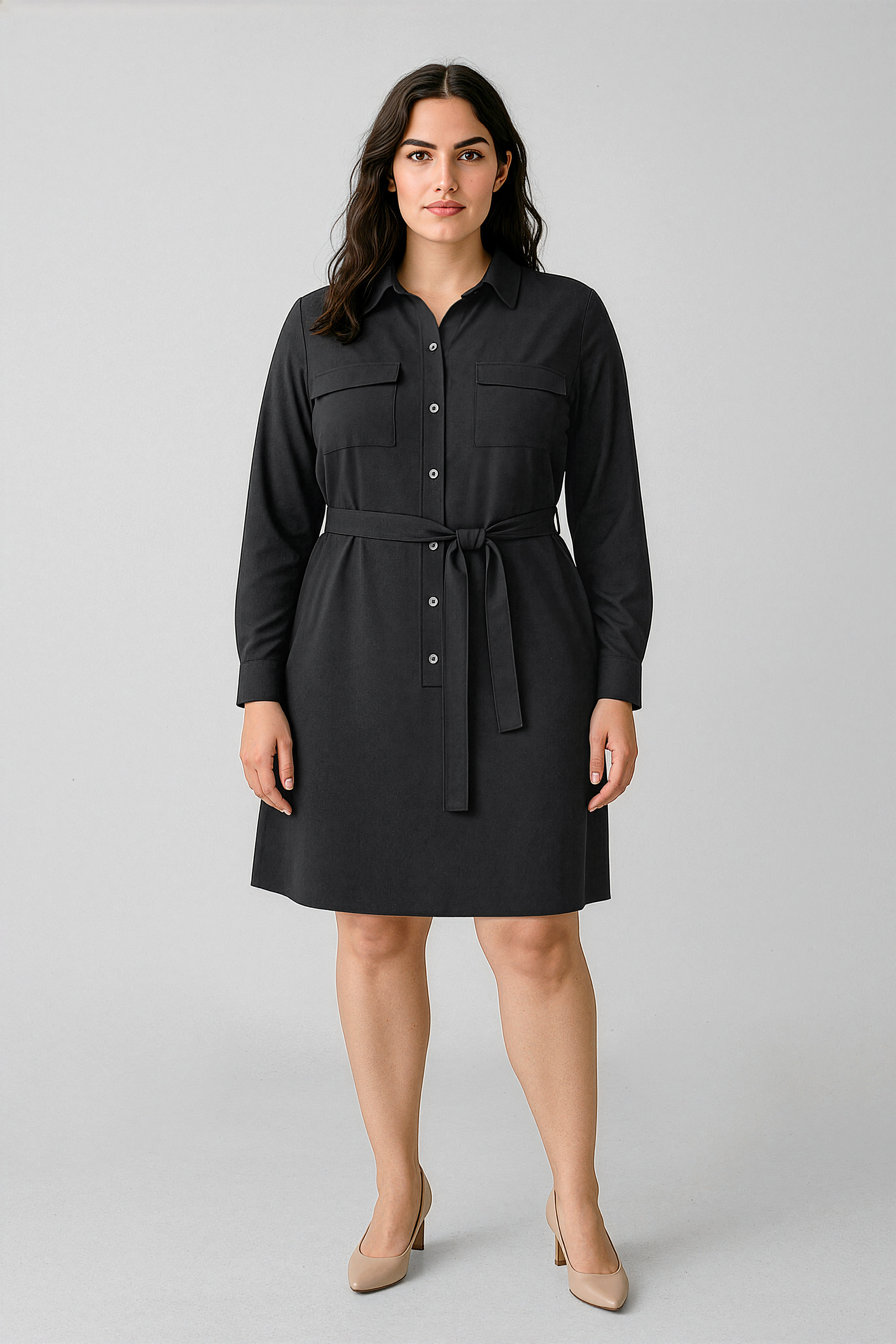 Biz Corporates Womens Chloe Georgette Shirts Dress