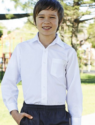 Boys Long Sleeve School Shirts-18-22