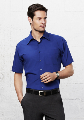 Biz Collection Mens Metro Short Sleeve Shirts