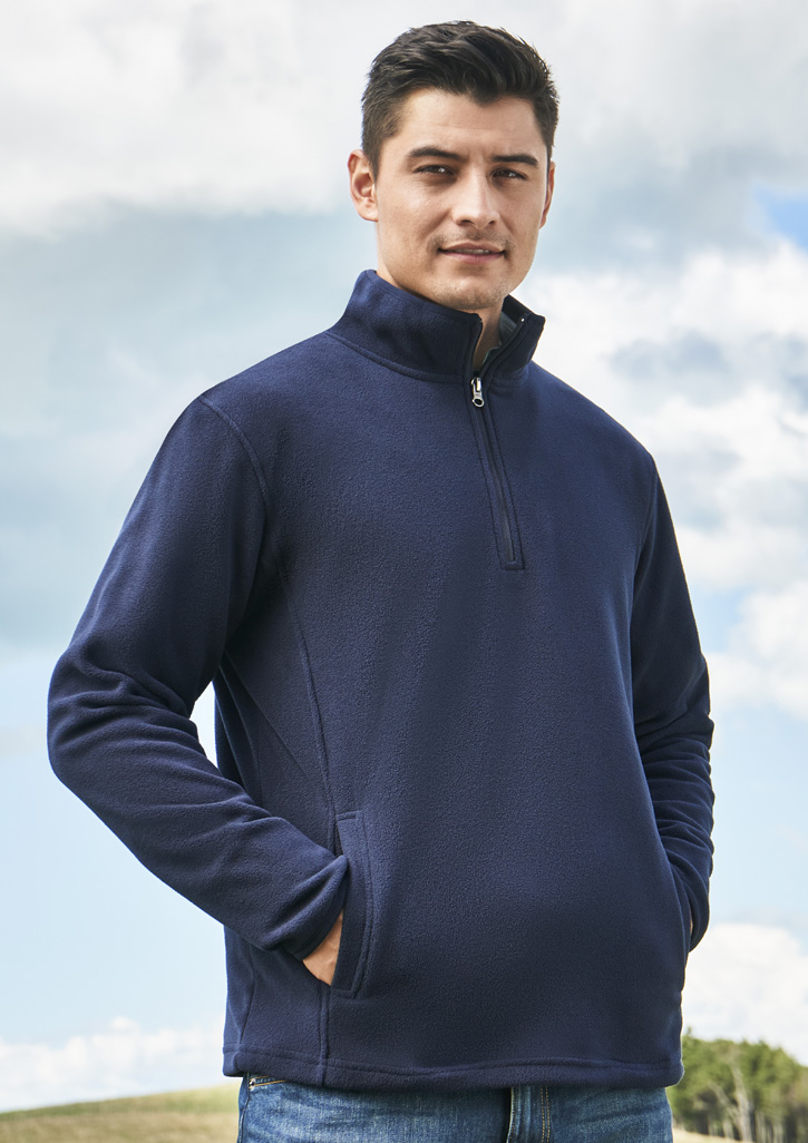 Biz Collection Mens Trinity 1/2 Zip Pullover