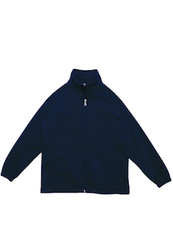 Unisex Adults Polycotton Fleece Zip through Jacket