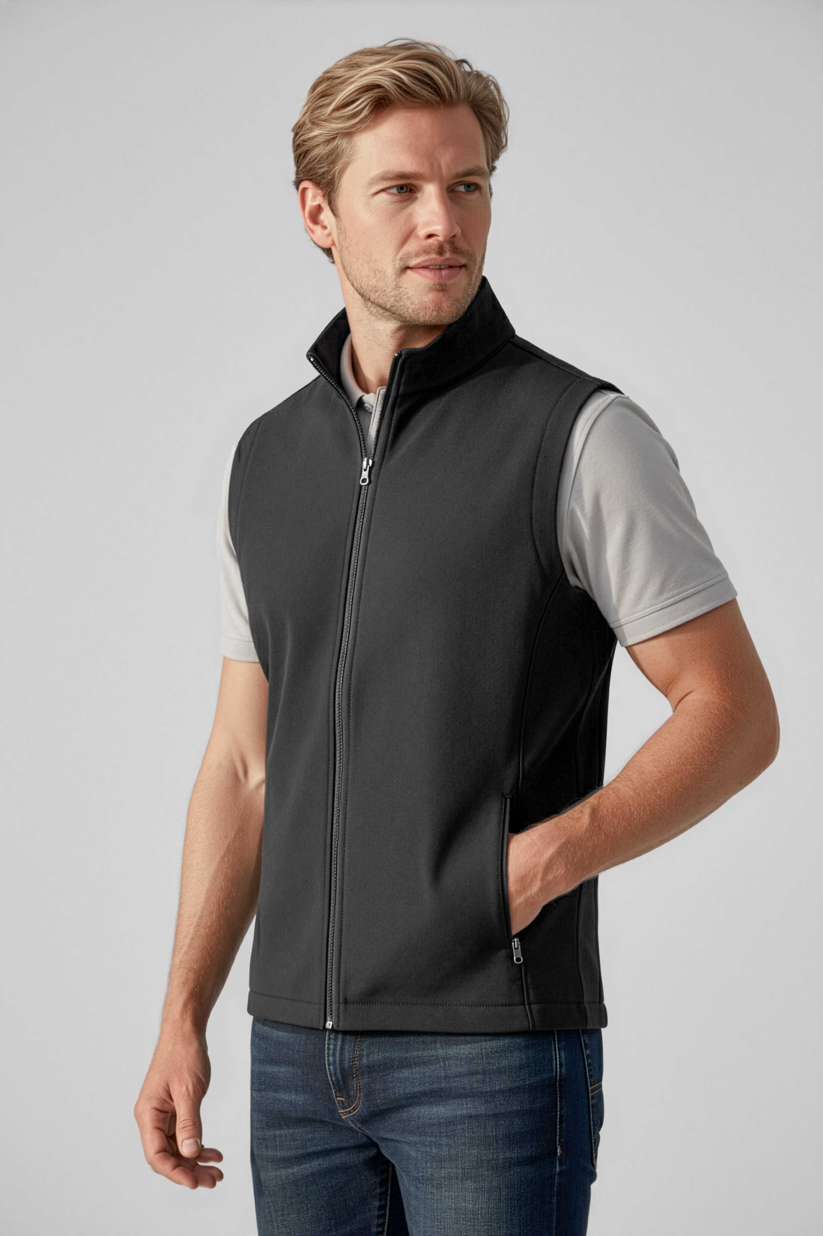 Biz Collection Mens Apex Vest