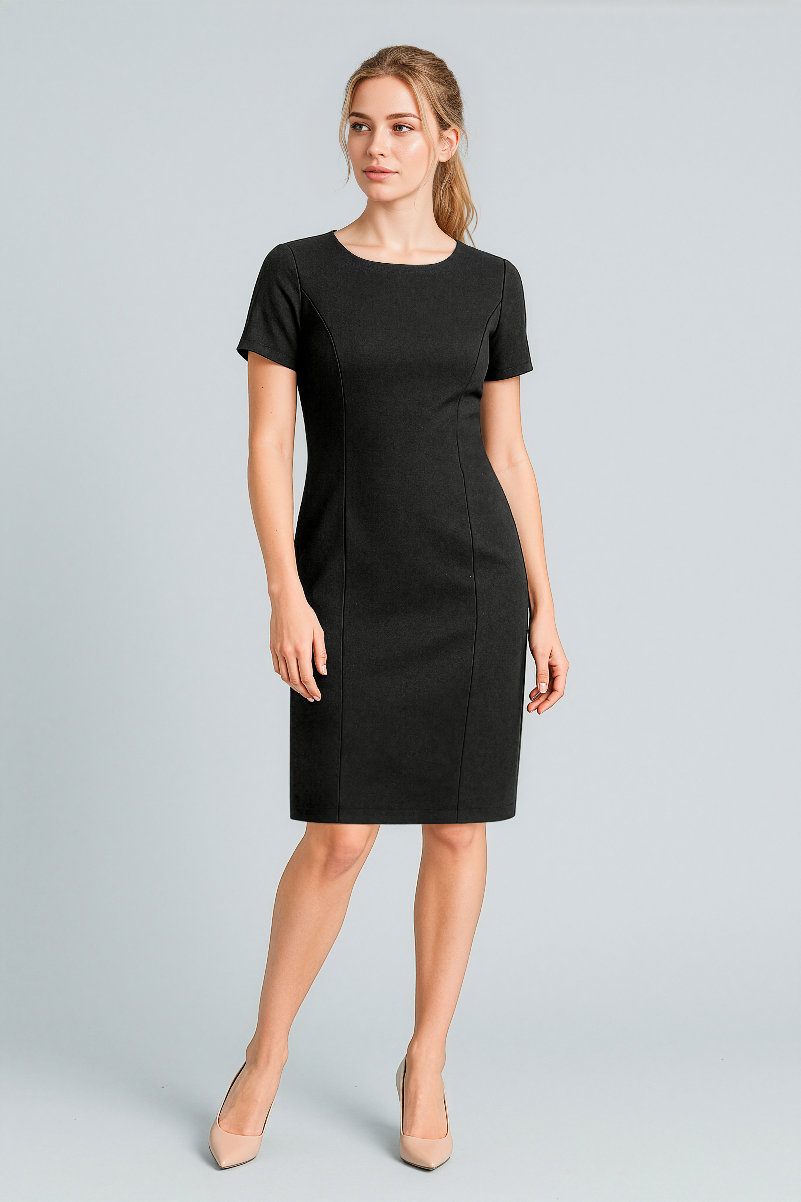 Biz Corporates Womens Short Sleeve Dress