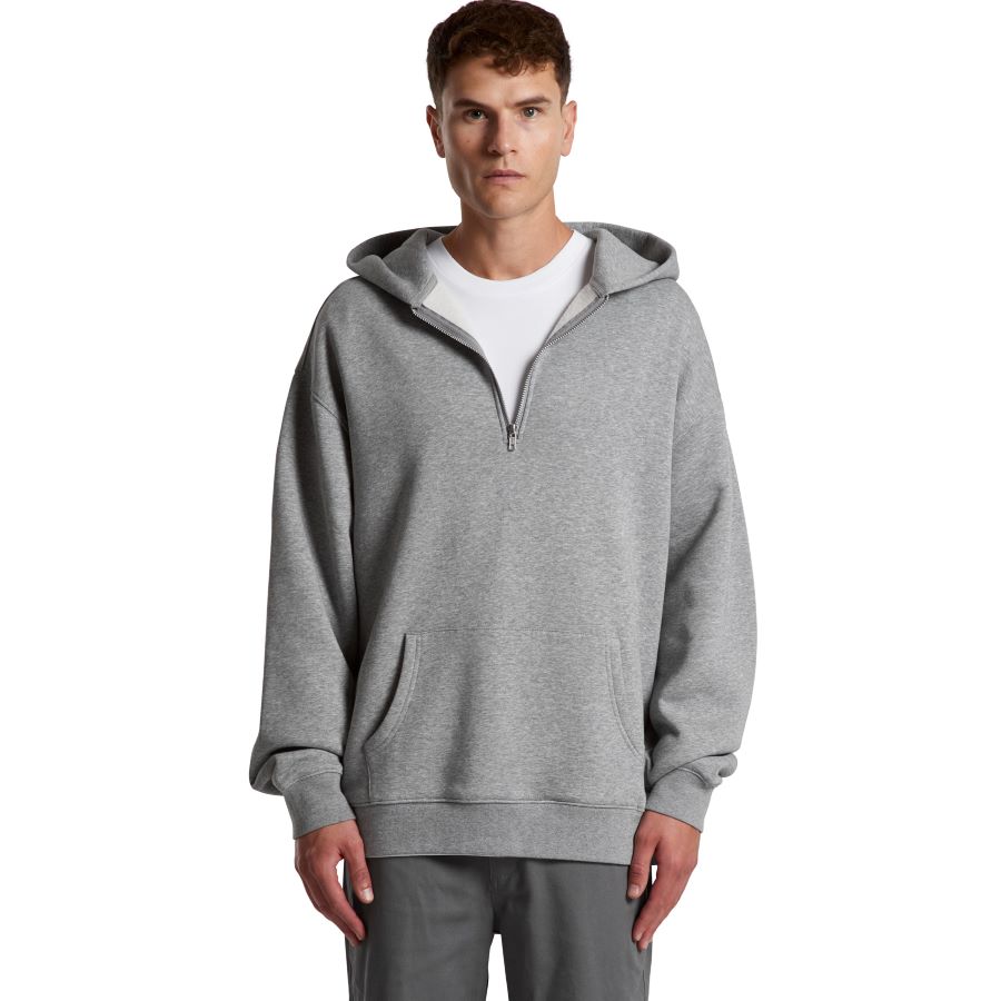 Mens Relax Half Zip Hood