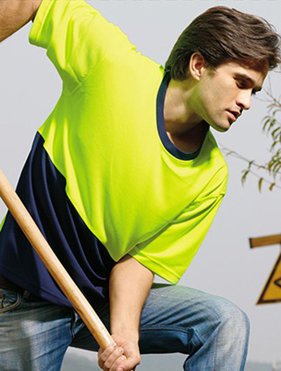 Bocini Unisex Adults Hi-Vis Safety Tee