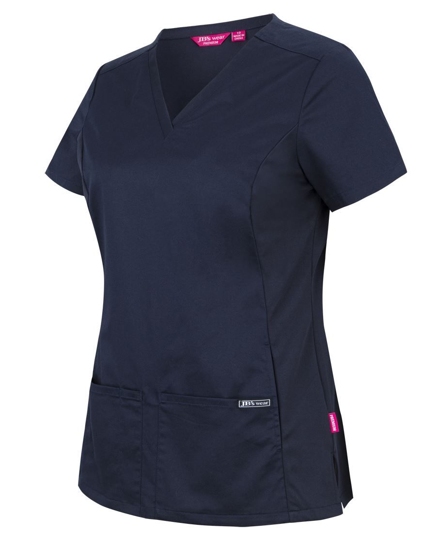 JB'S Ladies Premium Sretch Panel Scrub Top