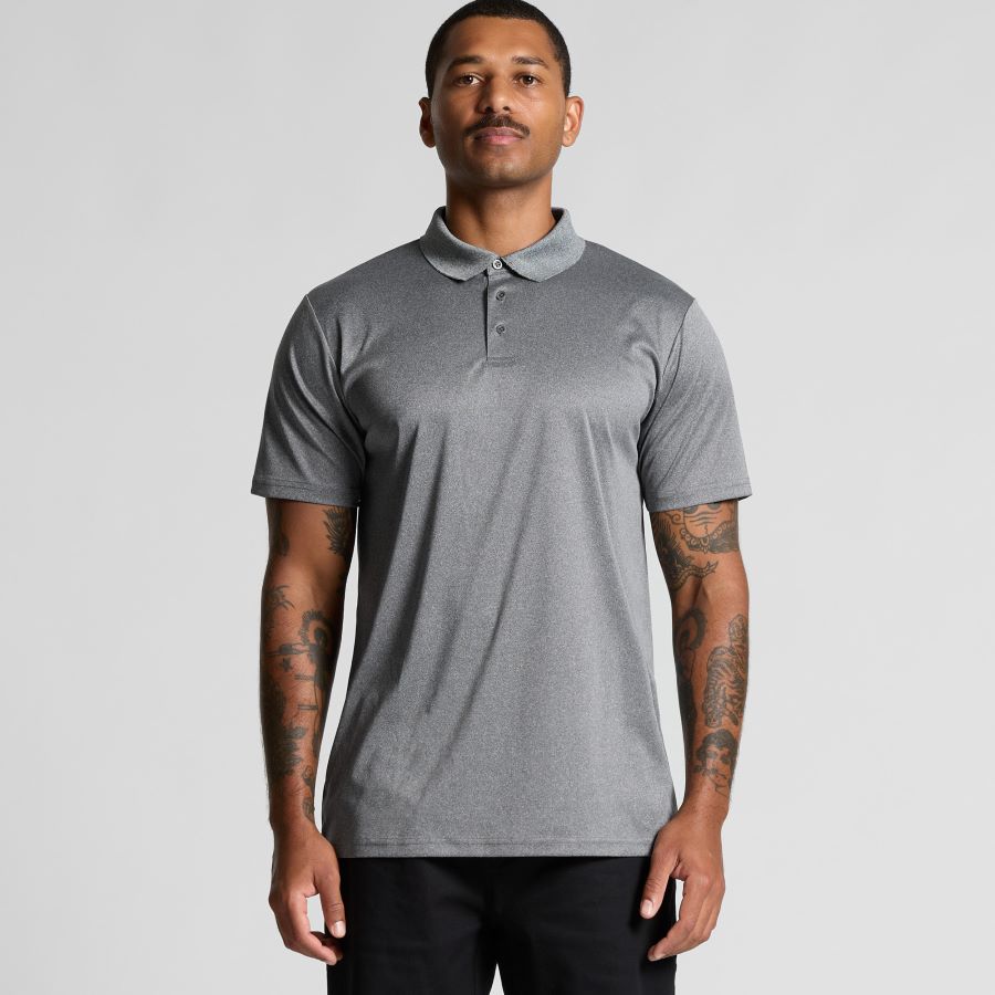 Mens Active Work Polo