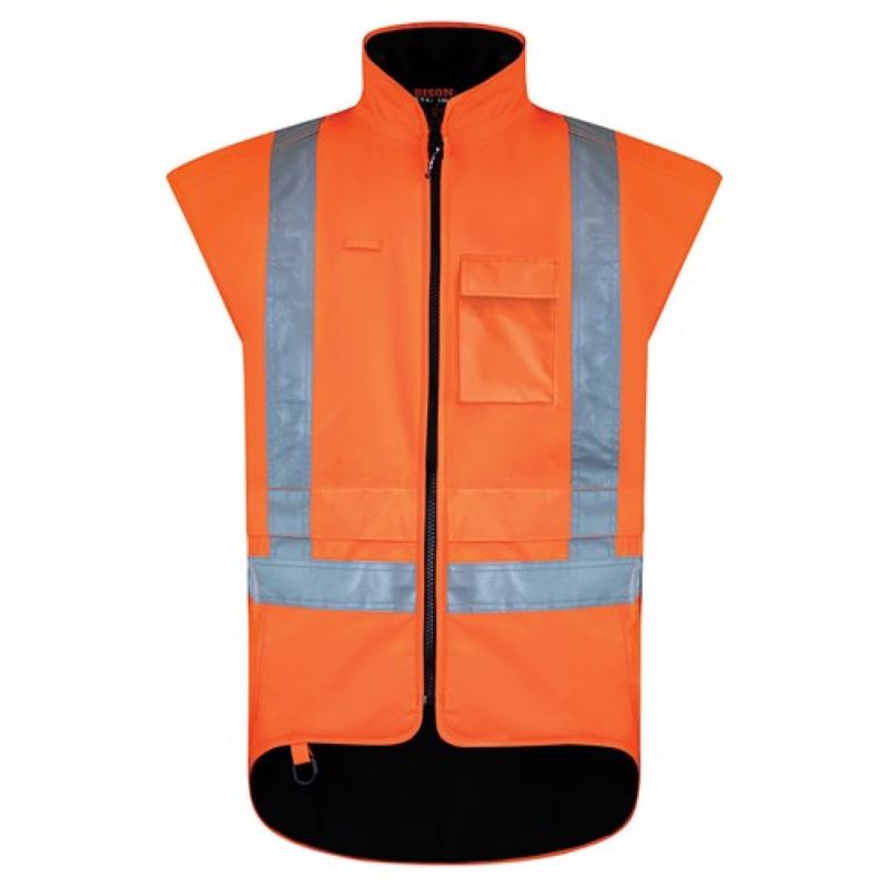 Bison Stamina TTMC-W lined Vest Orange