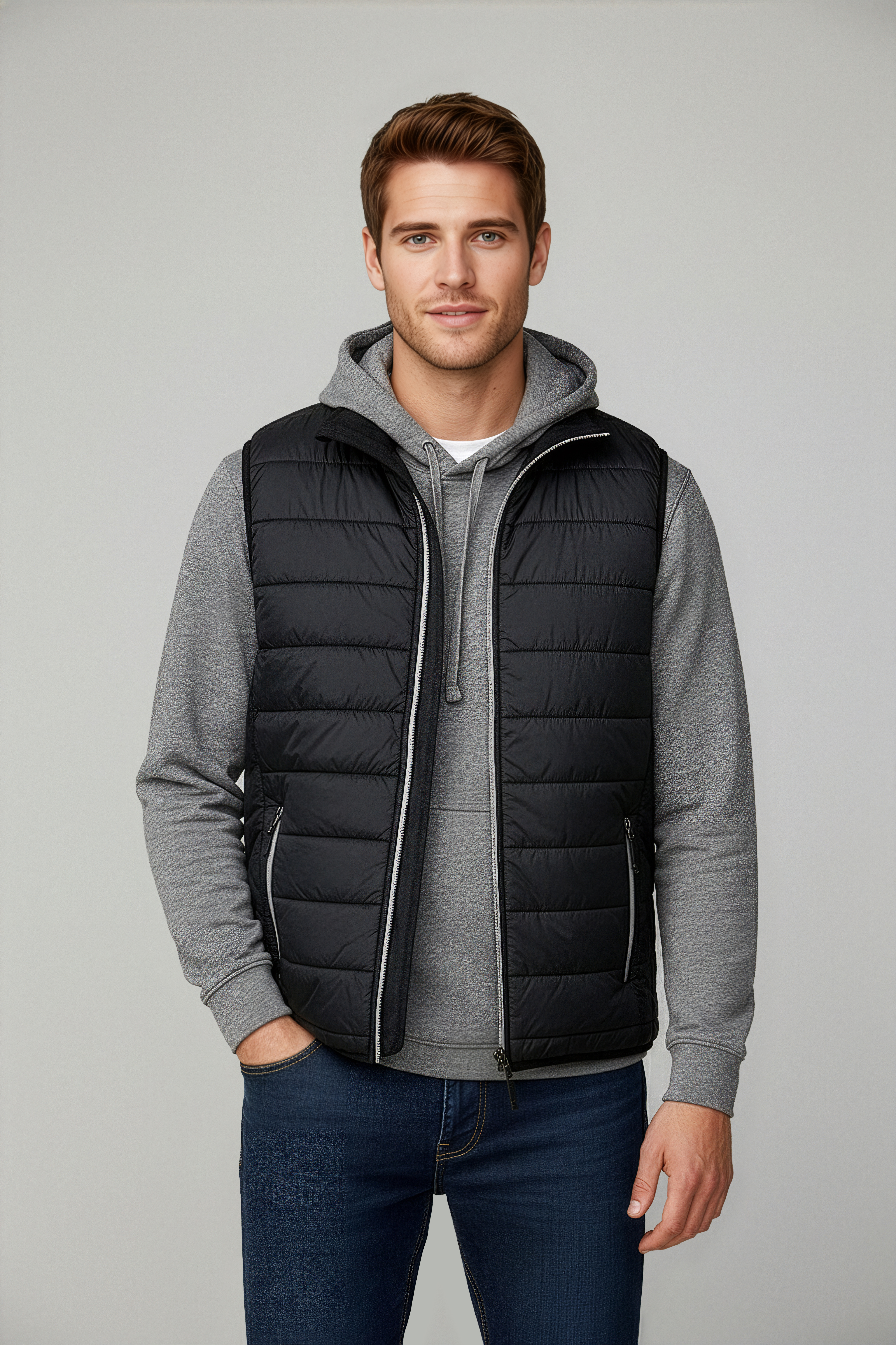 Biz Collection Mens Stealth Tech Vest