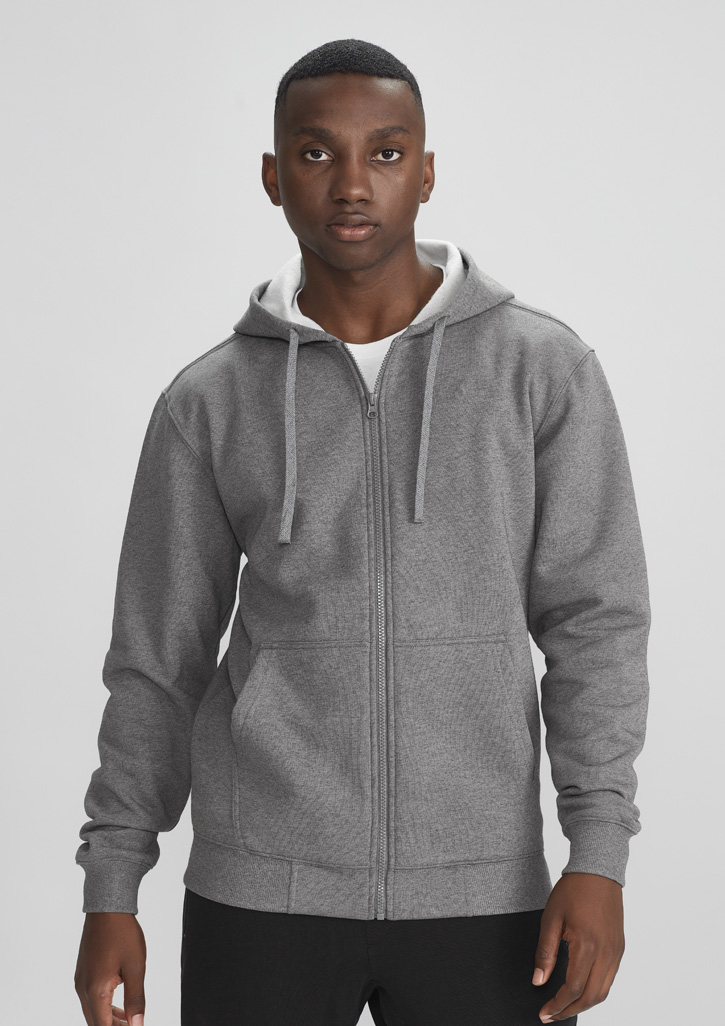 Biz Collection Mens Crew Zip Hoodie