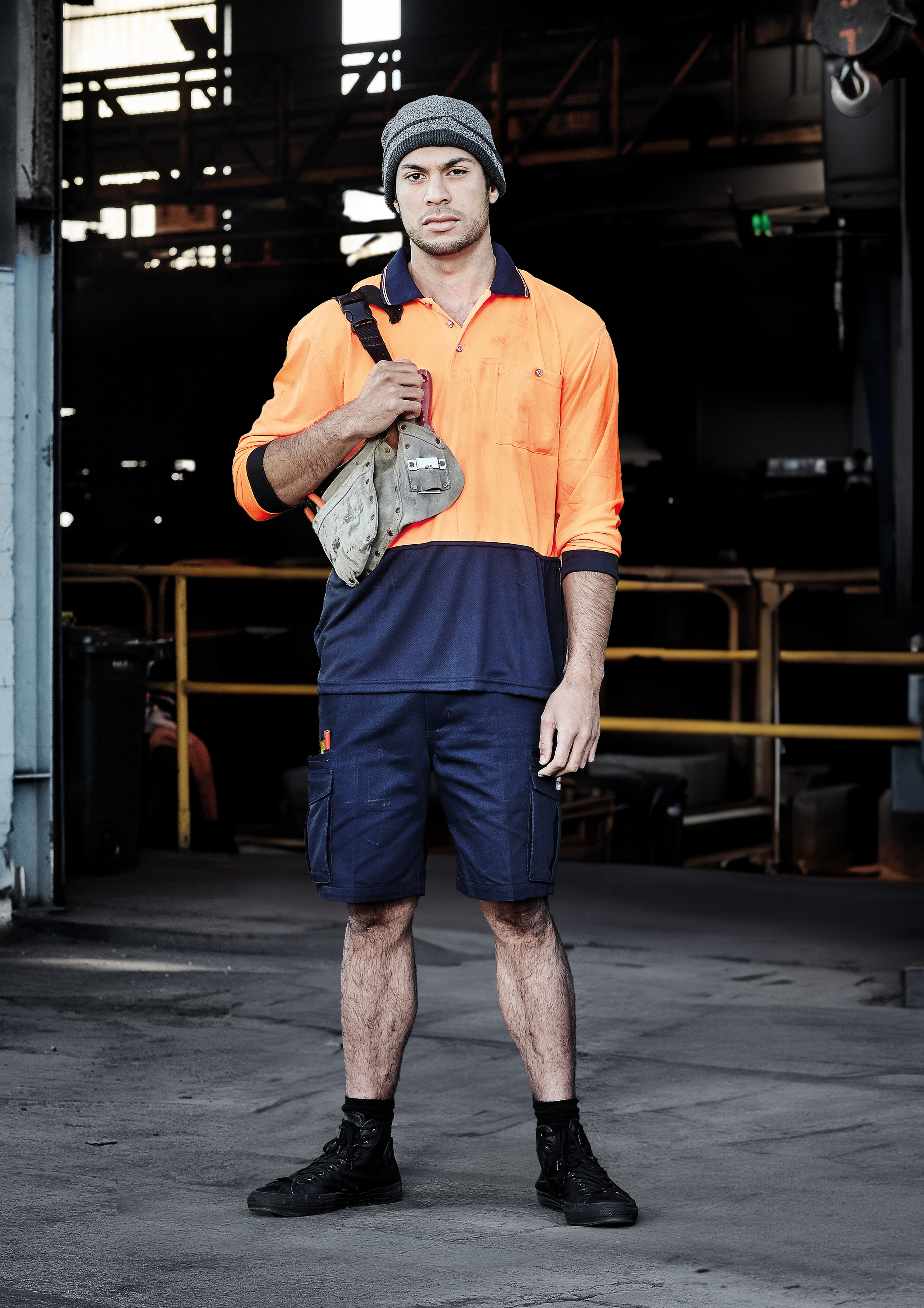 Syzmik Unisex Hi Vis Basic Spliced Polo - Long Sleeve