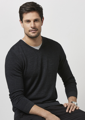 Biz Collection Mens Origin Merino Pullover