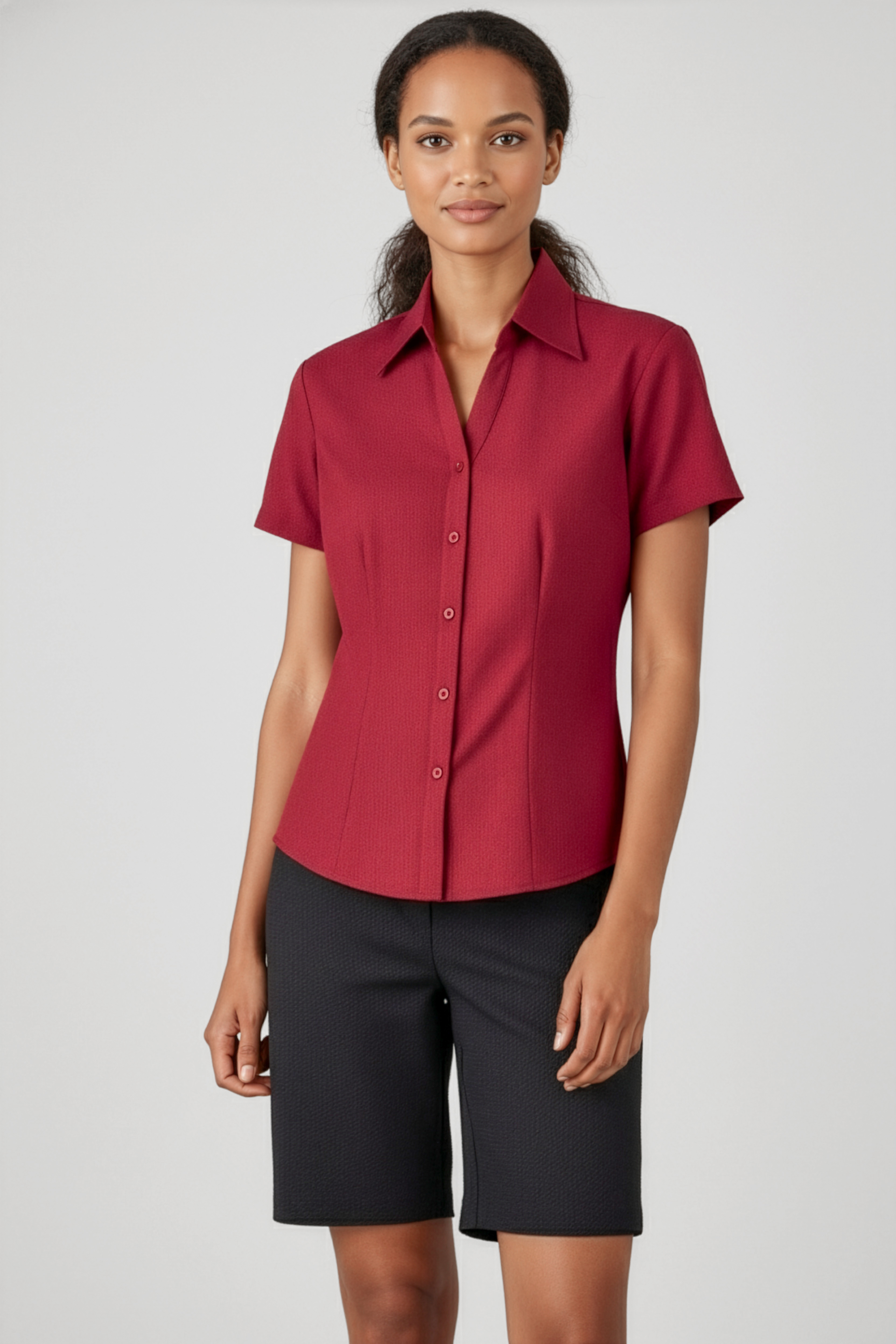 Biz Collection Ladies Plain Oasis Short Sleeve Shirts