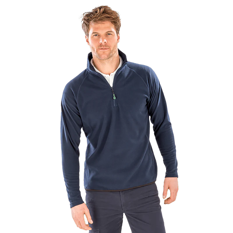R905X Result Recycled PET Adult Qtr.Zip Fleece Top Oversize