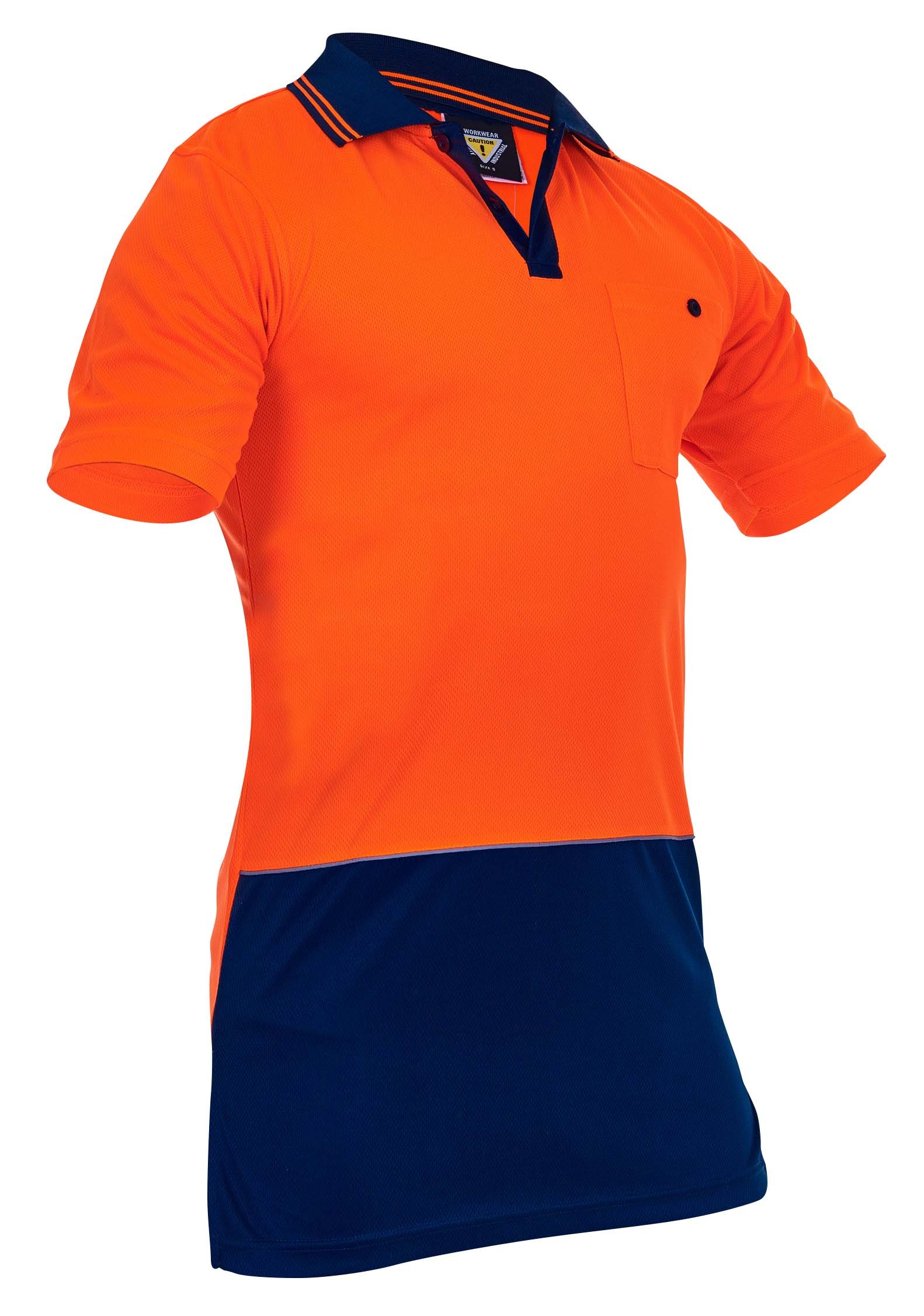 D/O S/S Microfibre Polo S - 7XL