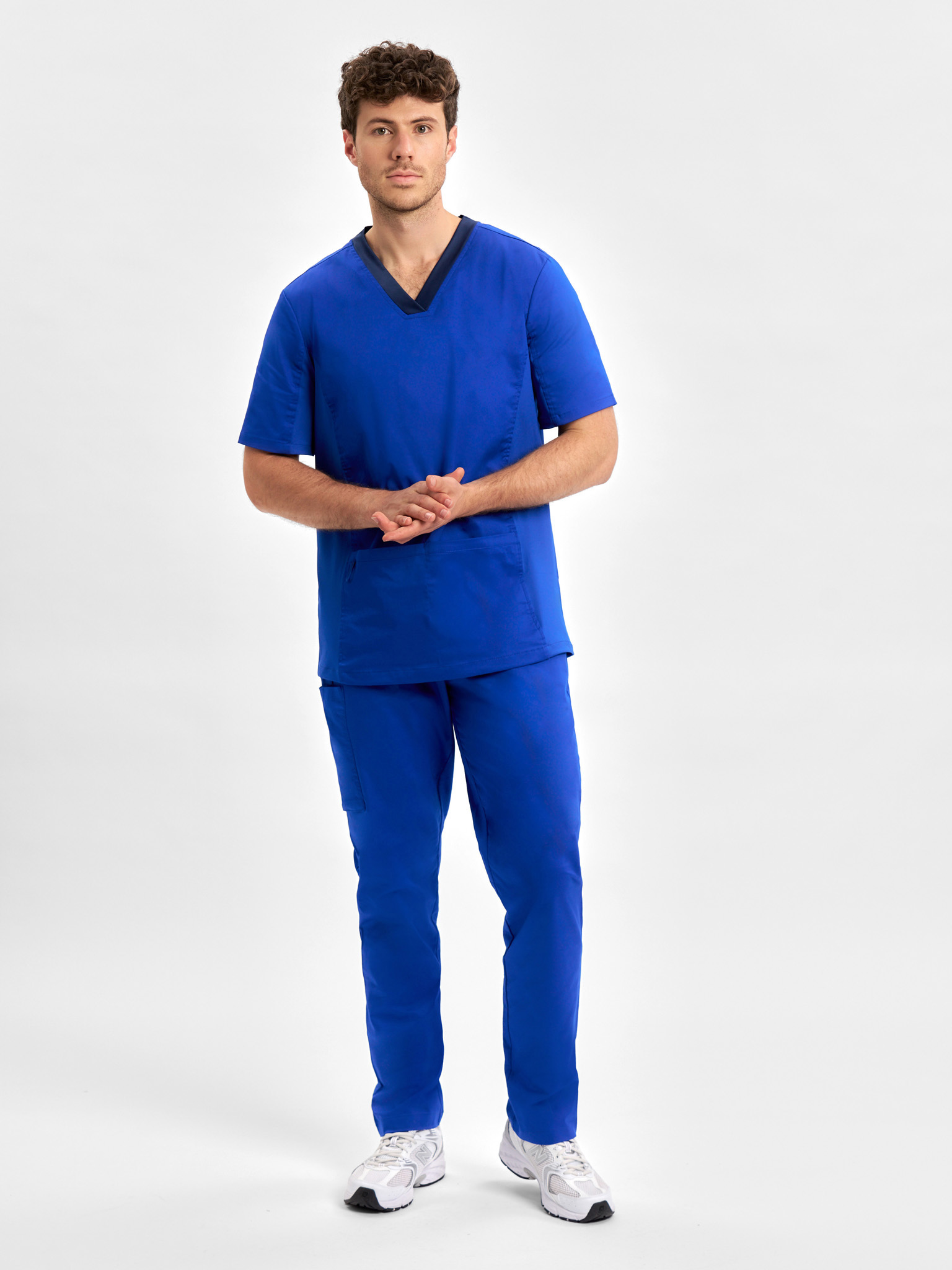 Biz Care Mens Riley Straight Scrub Pant