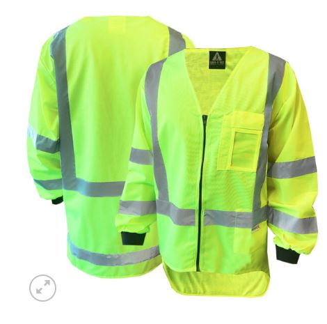 Zipped Hi Vis Vest Day/Night