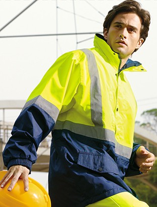 Unisex Adults Hi-Vis Mesh Lining Jacket With Lining