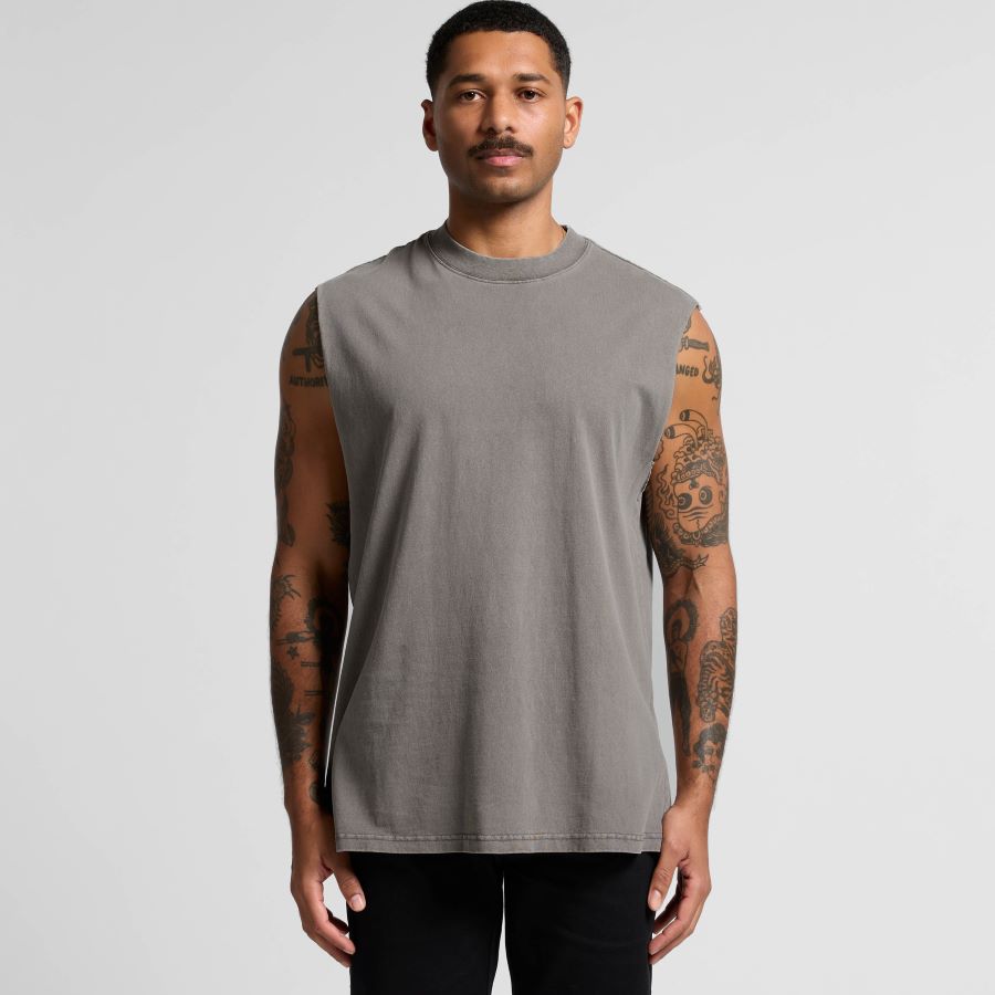 Mens Heavy Faded Tank