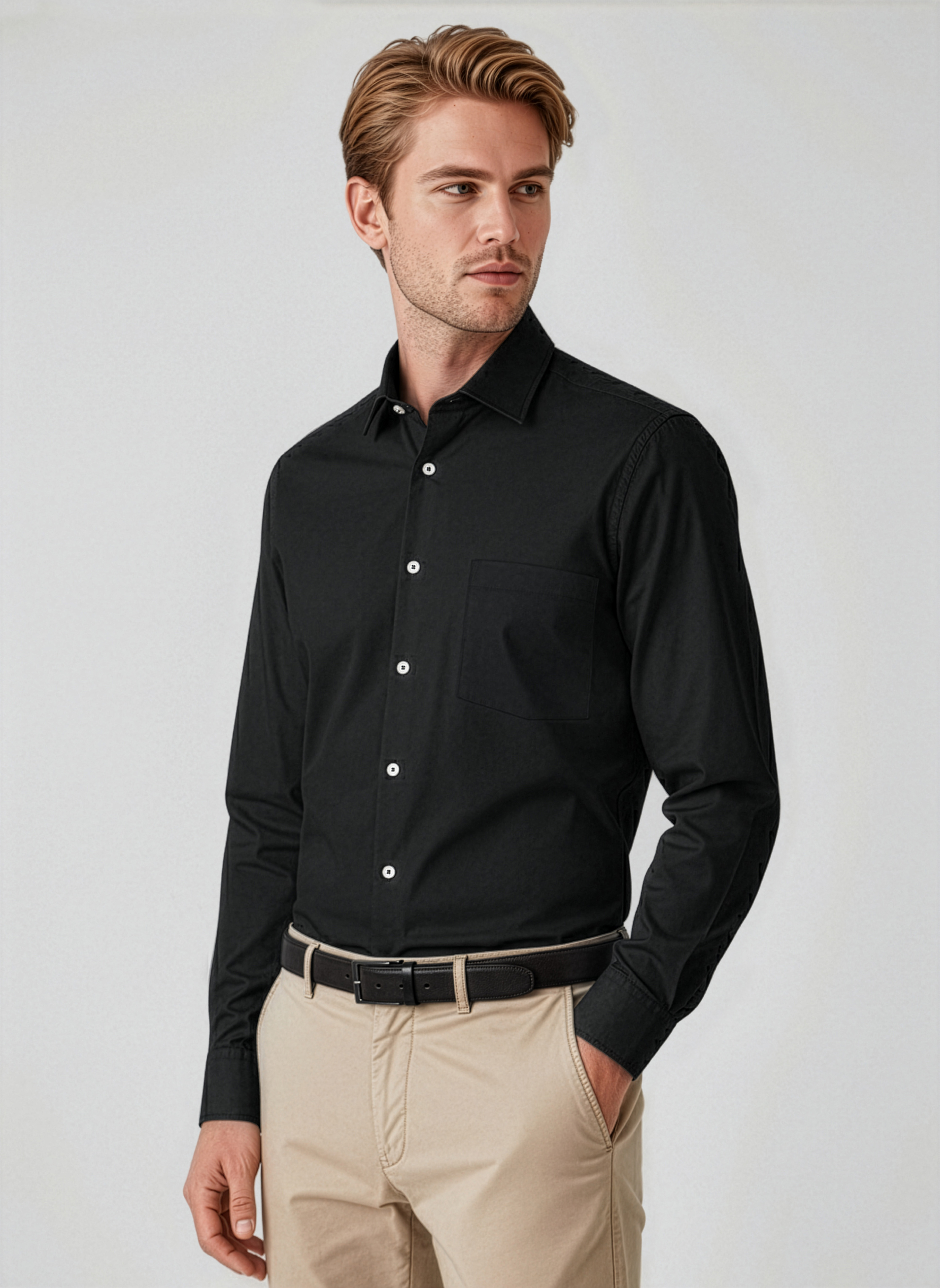 Biz Corporates Mens Charlie Classic Fit L/S Shirts