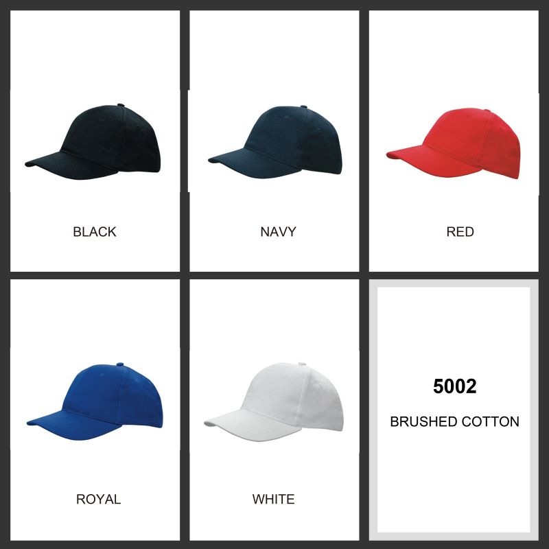 Headwear 6PNL Brushed Cotton Cap