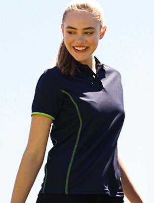 Stitch Feature Essentials Ladies S/S Polo