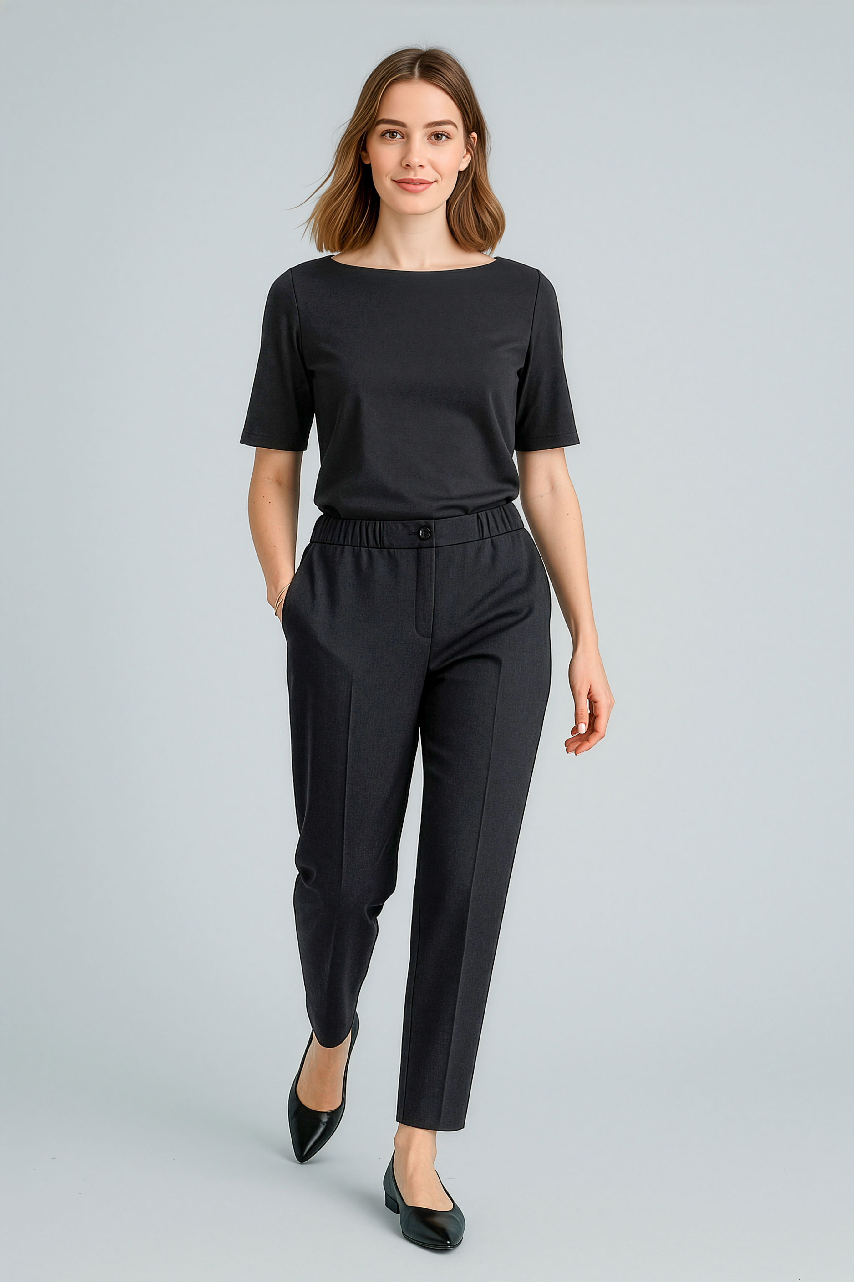Biz Corporates Womens Ultra Comfort Waist Pant