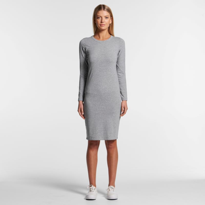 AS COLOUR WOMENS MIKA LONG SLEEVE DRESS