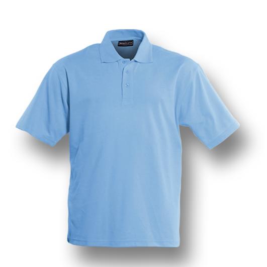 BOCINI Plain Colour Poly Face Cotton Backing S/S Polo