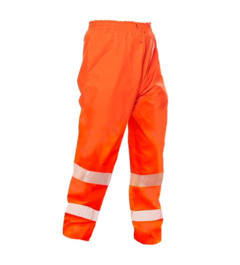 Essentials D/N PU Coated Orange Rain Trousers