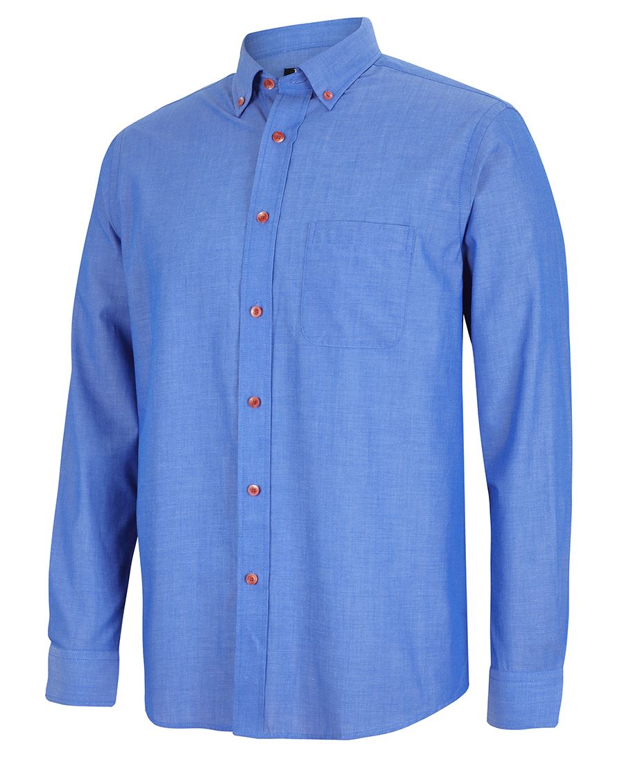 JBs L/S Indigo Chambray Shirts