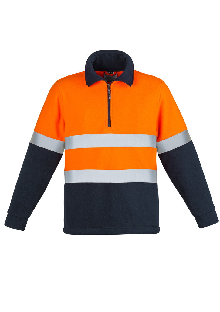 Syzmik Hi Vis Polar Fleece Jumper - Hoop Taped