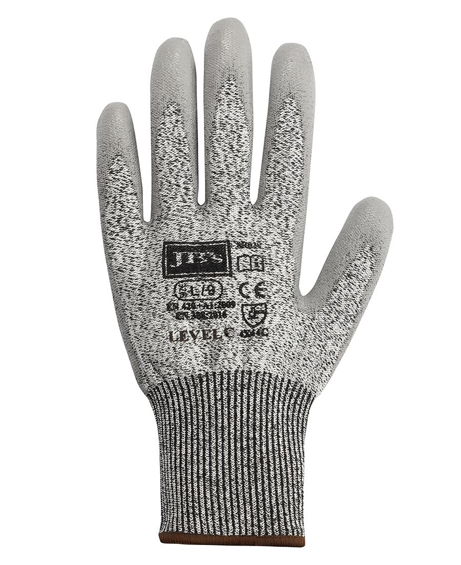 JB's PU Breathable Cut Resist Level C Glove (12 Pk)