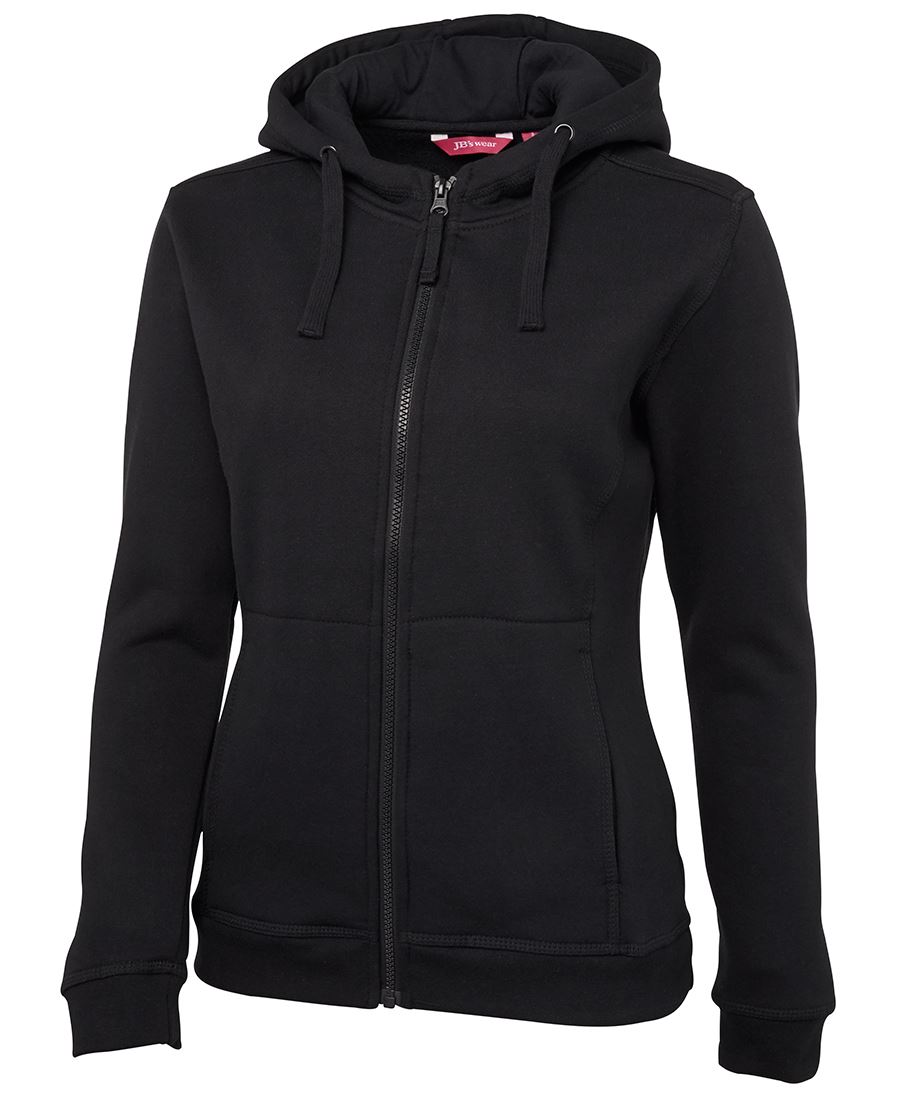 JB's Ladies Full Zip Fleecy Hoodie