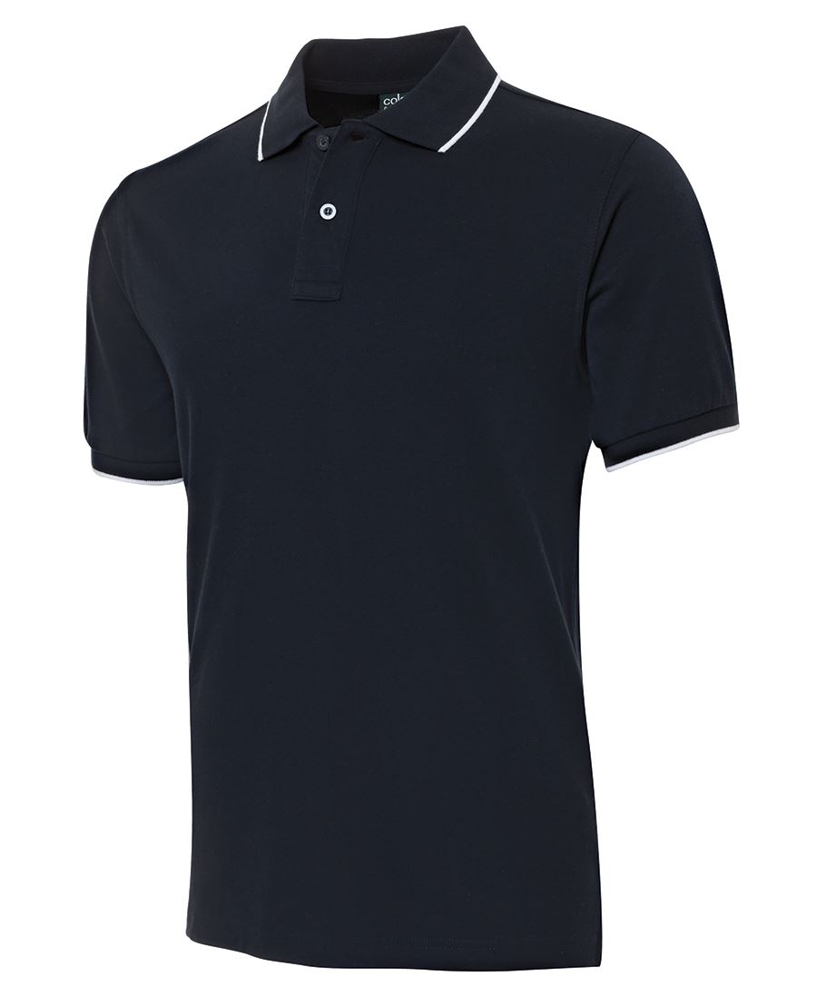 JBs C of C Contrast Face Polo