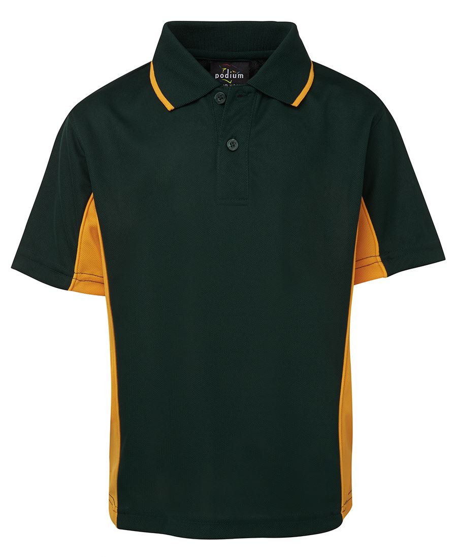 JBs Podium Kids Contrast Polo