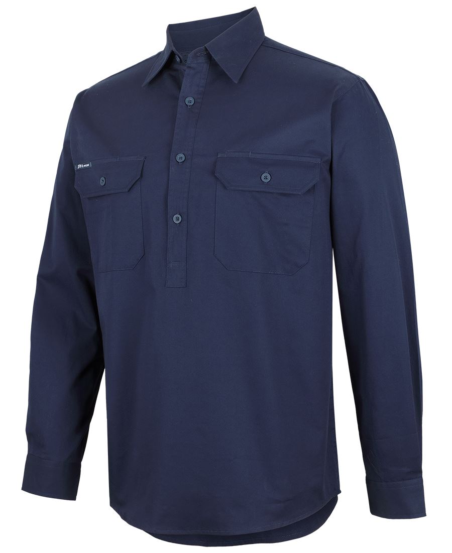 JBs Close Front L/S 150G Work Shirts